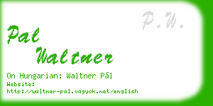 pal waltner business card