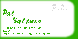 pal waltner business card